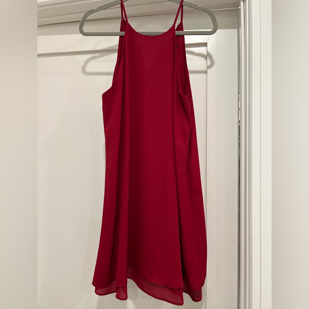 Soprano Mini Flowy Red Dress